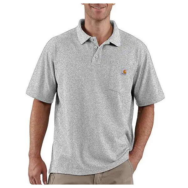 LOOSE FIT MIDWEIGHT SHORT-SLEEVE POCKET POLO