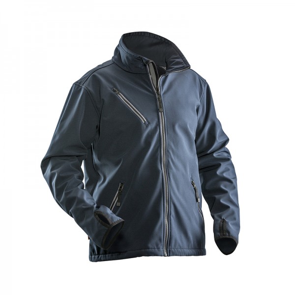 Warme zwarte of grijze fleece jas met ruime zakken - fiscaal aftrekbaar - Jobman Workwear